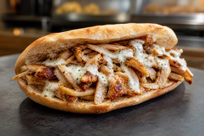 Chicken Döner nur Fleisch
