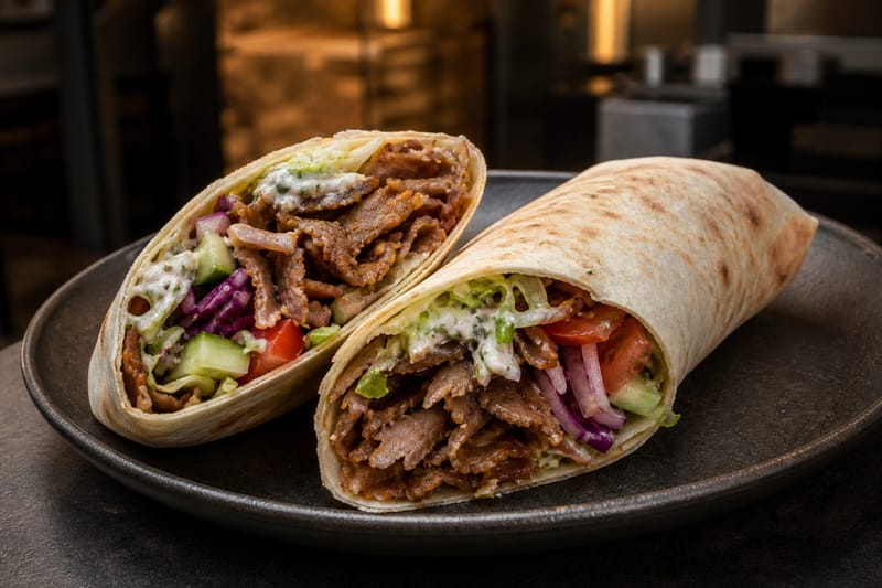 Dürüm mit Fleisch