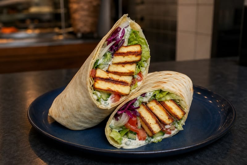 Halloumi-Dürüm