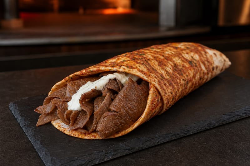 Türkische Pizza nur Fleisch