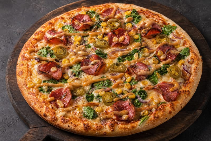 Pizza BBQ-Cheese