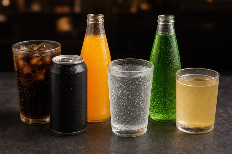 Cola Zero, Fanta, Sprite, Uludag, Apfelschorle